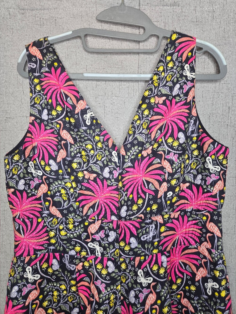 Boden Jemima Tropical Charm Wide-leg Jumpsuit (Size 10) - Picture 5 of 9